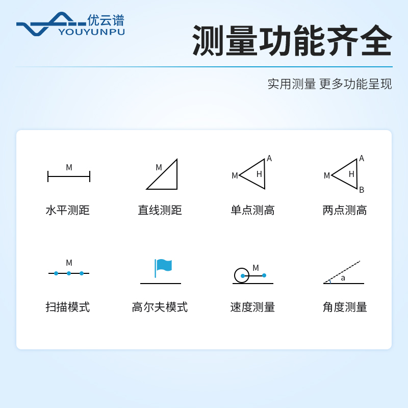 多功能激光測(cè)距測(cè)高儀